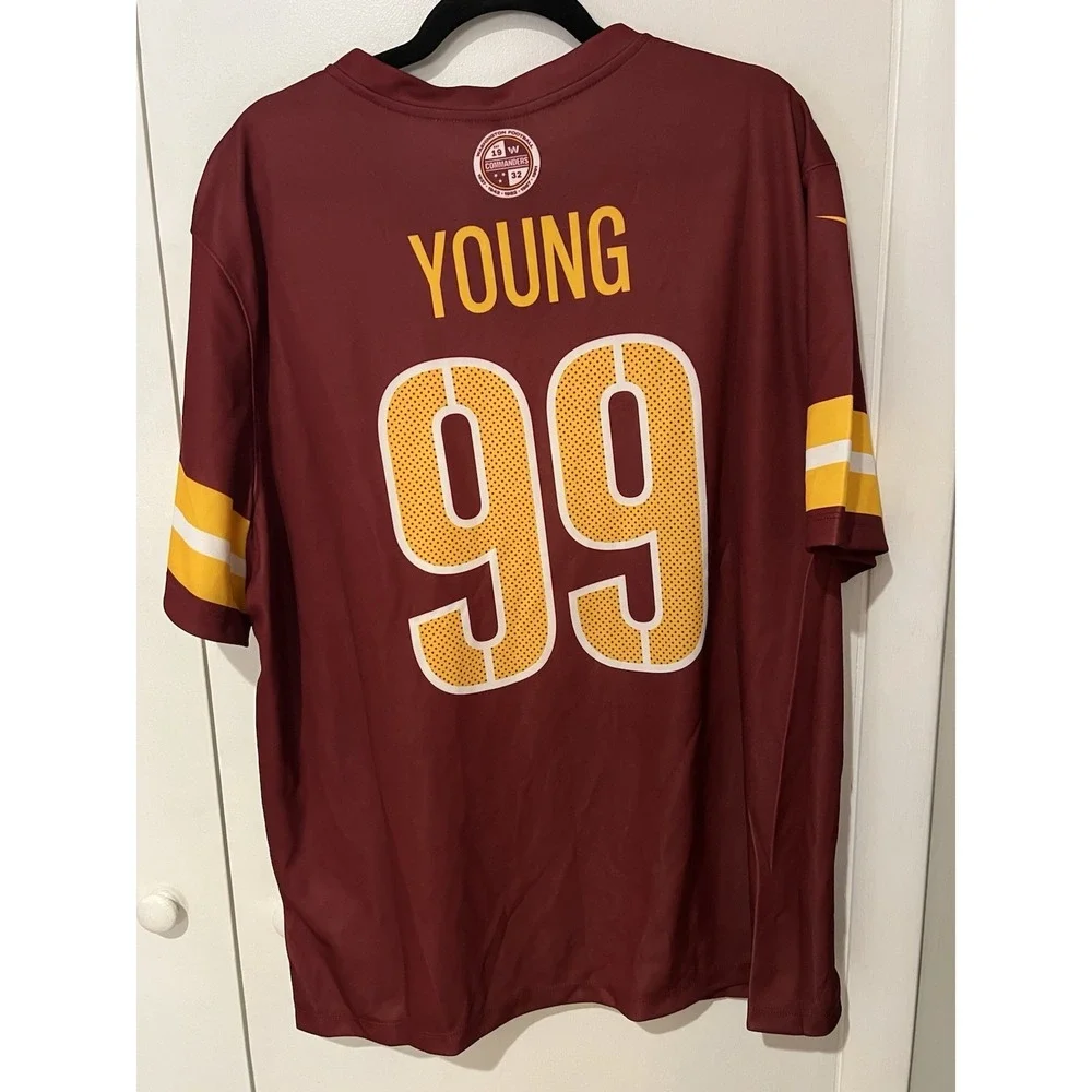 Washington Commanders Jersey Mens XL NFL Football Chase Young 99 Nike Dri Fit